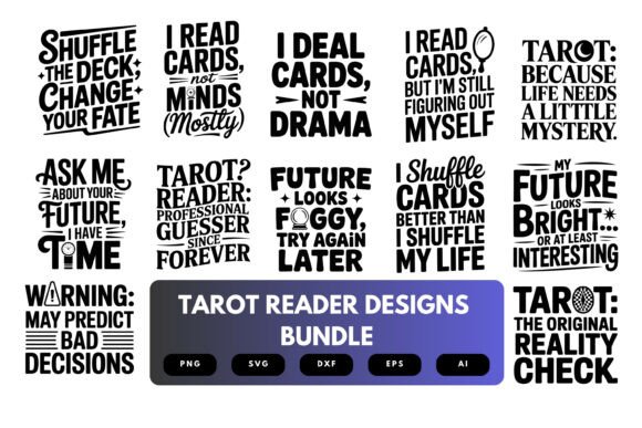 Download Tarot Reader SVG Bundle - Tarot reader Collection