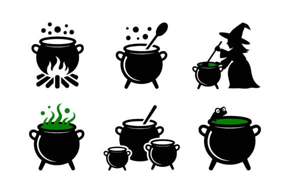 Download Witchcraft &amp; Halloween Icon Set EPS - Premium Resources