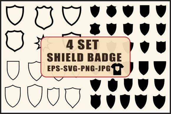 Download Minimalist Shield Badge SVG Bundle - Minimalist Collection