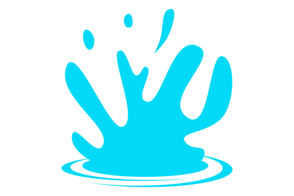 Download Blue Water Splash. Cartoon Liquid Motion - Car Collection