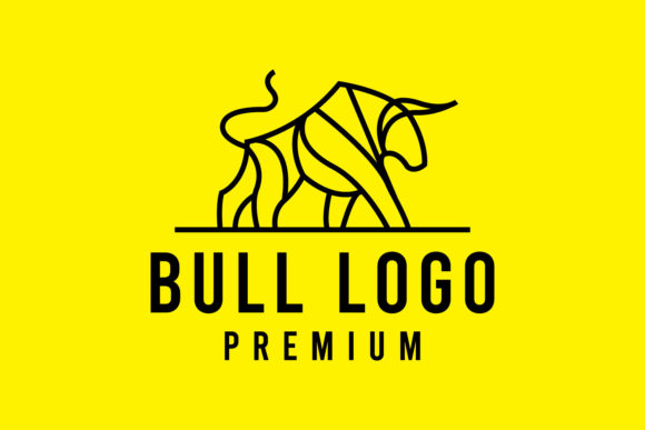 Download Abstract Bull Minimalist Logo Design - Minimalist Collection