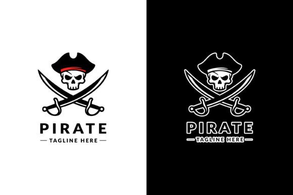 Download Pirate Skull Logo Wearing a Hat - Skull logo Collection