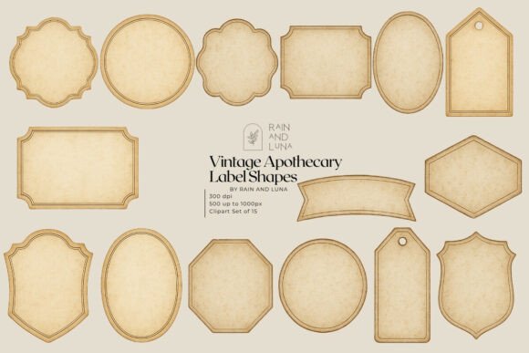 Download 🕯️ Vintage Apothecary Label Set - Car Collection
