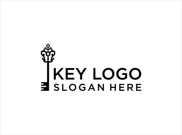 Download Luxury Key Logo White Background - Background Collection