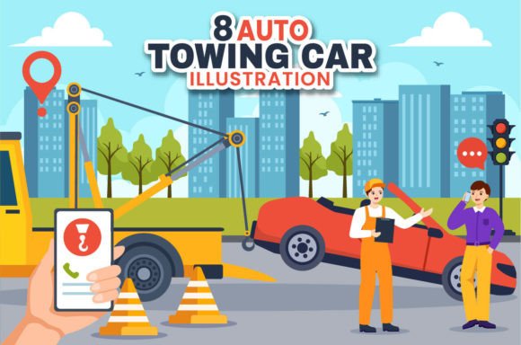 Download 8 Auto Towing Car Illustration - Car Collection