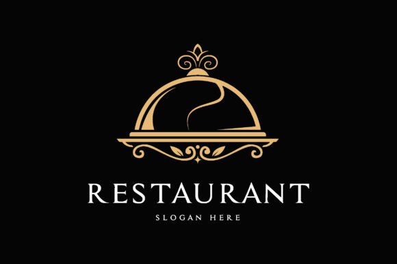 Download Restaurant Logo with Ornate Design - Ornate design Collection